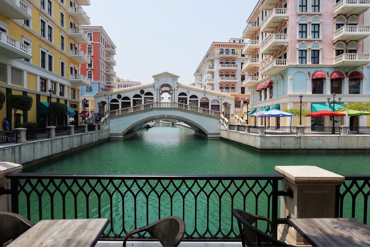 ドーハにはイタリアみたいな街並みが