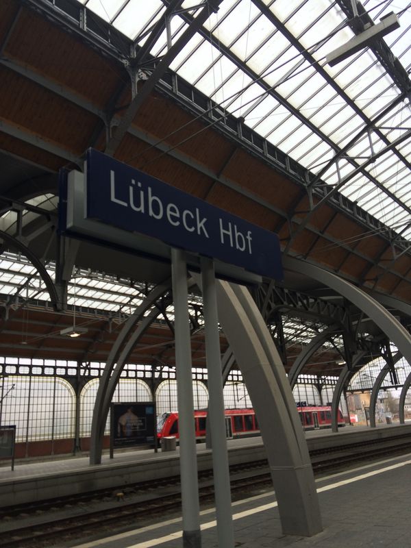 ドイツ・リューベック「リューベック(ドイツ)」の写真：リューベックの風景。
ホルステン門は重す...