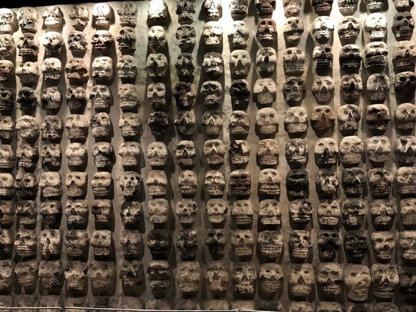 メキシコ・メキシコシティ「メキシコ旅行」の写真：アステカ資料館