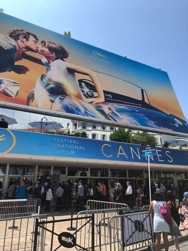 フランス・マルセイユ「南仏旅行」の写真：ちょうどカンヌ映画祭開催中でした。どおり...