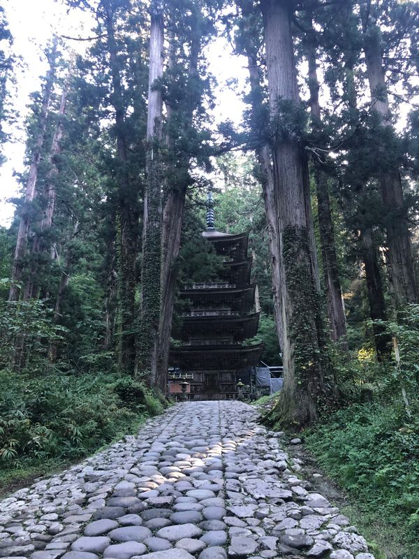 日本・山形県「山形旅行」の写真：羽黒山、月山