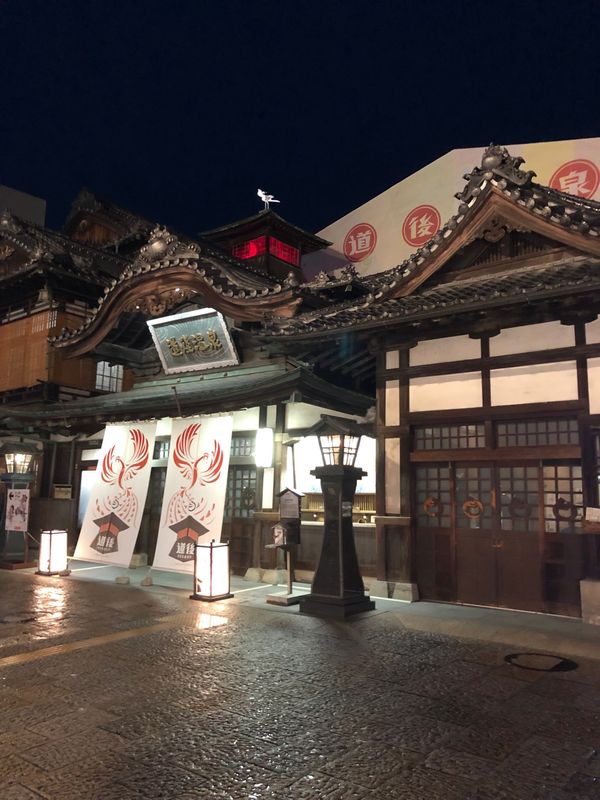 日本・松山市「松山出張」の写真：道後温泉の元湯。思ったより広い作りでした。