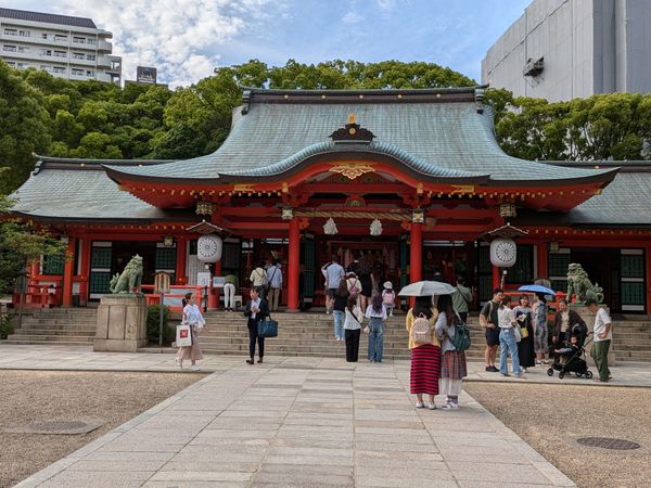 日本・神戸「ニジゲンノモリ 神戸」の写真：生田神社