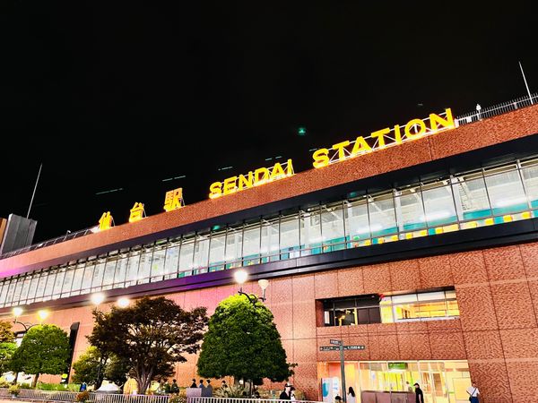 日本・松島「宮城旅行」の写真：仙台駅 夜景