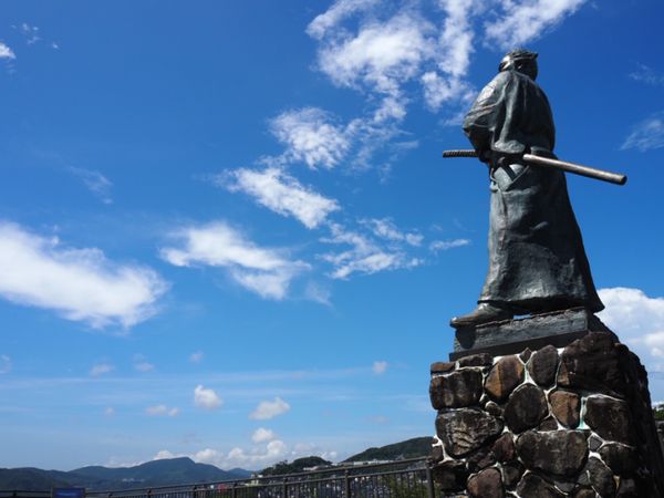 日本・長崎県「一泊二日の長崎旅行」の写真：風頭公園で龍馬様とご対面☺️