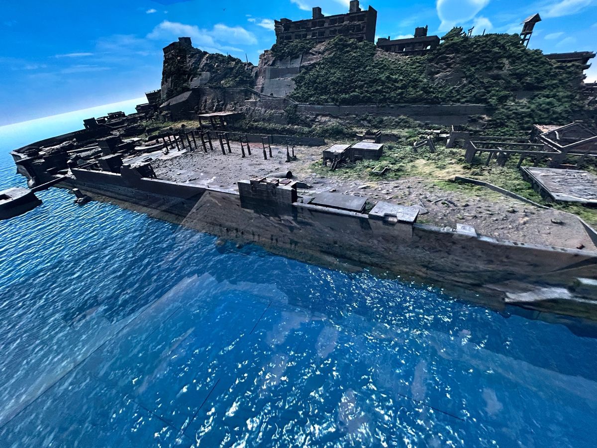 軍艦島への出航待ちに
軍艦島ミュージアム