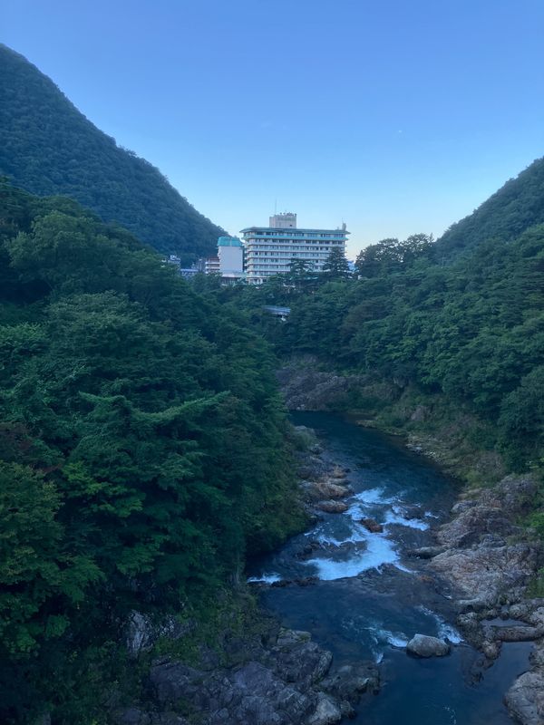 日本・長野県「北関東制覇の旅」の写真：鬼怒川温泉峡