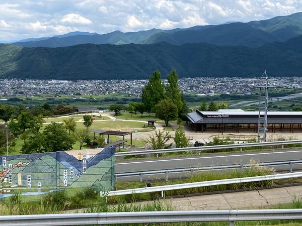 日本・長野県「北関東制覇の旅」の写真：姨捨SA