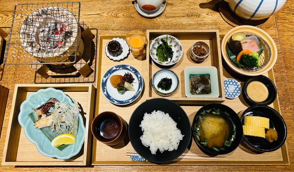 日本・石川「山中温泉」の写真：朝食