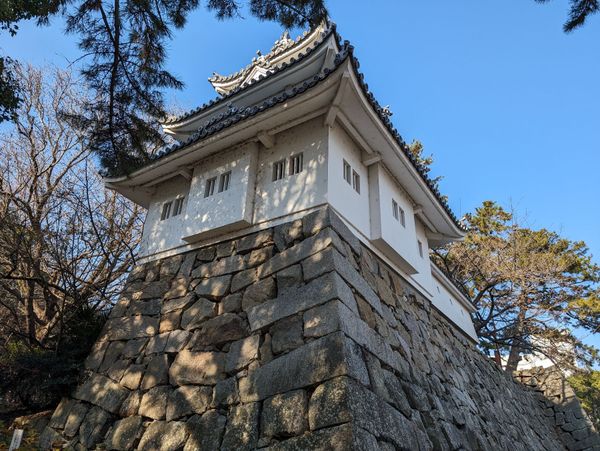 日本・三重県「年末志摩旅」の写真：お城スタンプのため津城へ