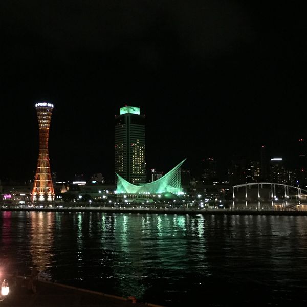 日本・大阪府「神戸、大阪」の写真：夜景と大阪