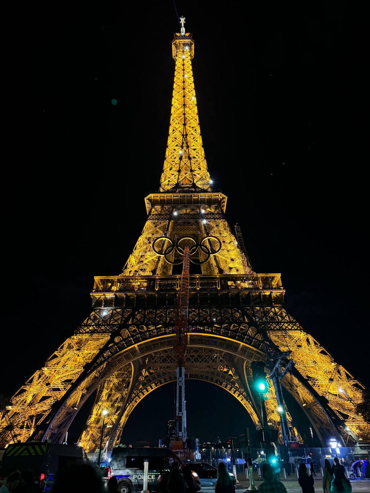 夜のエッフェル塔🌉