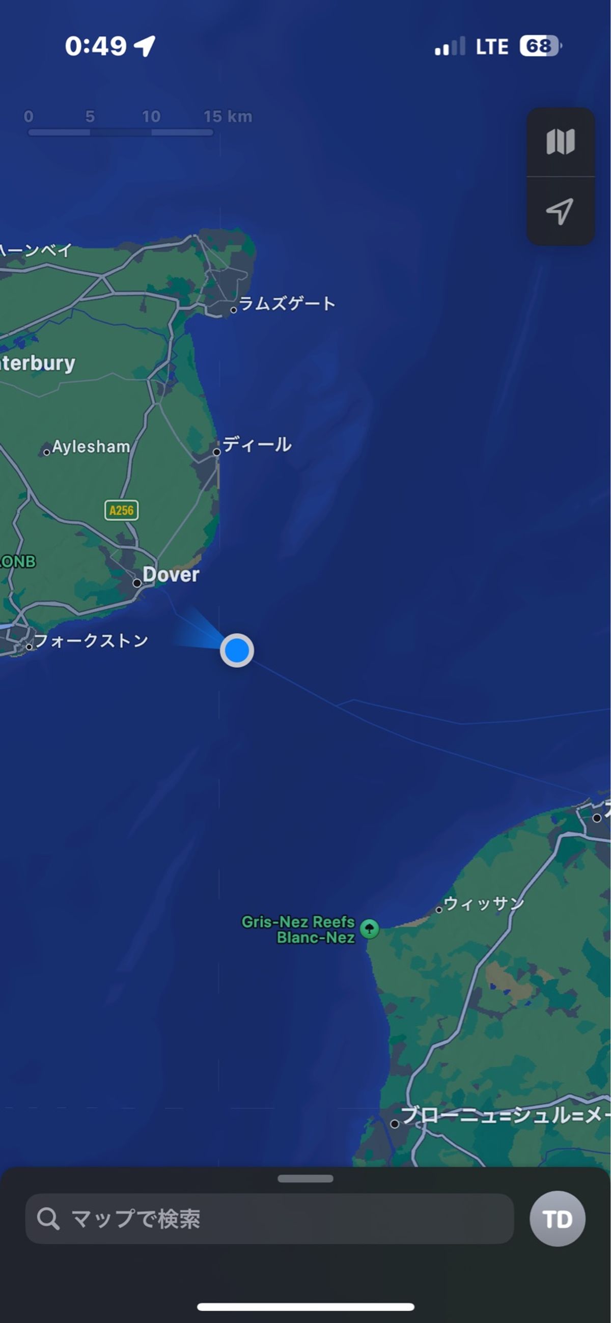 　To  London🇬🇧→→ Paris🇫🇷

深夜の高速バス🚌にてドー...