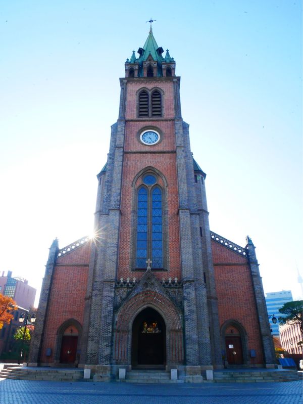 大韓民国 (韓国)・ソウル「韓国旅行」の写真：明洞大聖堂