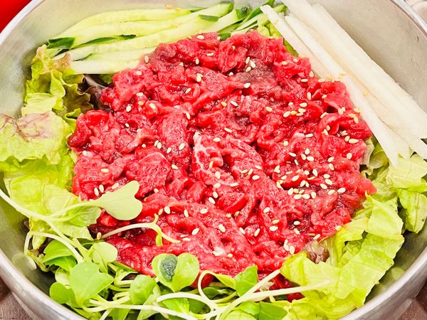 大韓民国 (韓国)・ソウル「韓国旅行」の写真：ピチョンユッケ本店