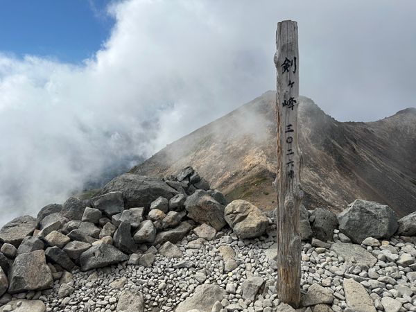 日本・岐阜県「乗鞍岳リベンジ」の写真：今年の百名山