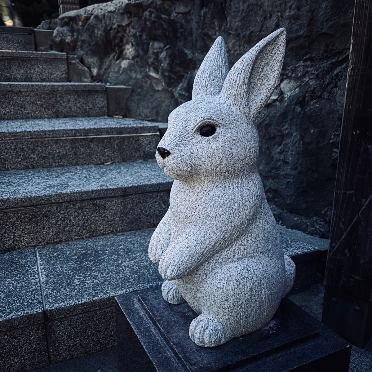 晩ごはん兼ねて買い食いしつつ、神迎祭の会場へ移動🐇
どこも16時半で閉店す...