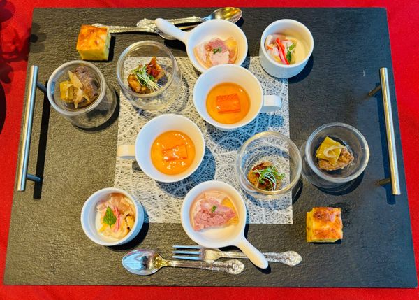 日本・福島「裏磐梯」の写真：夕食