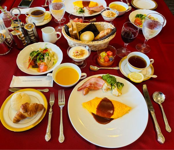 日本・福島「裏磐梯」の写真：朝食