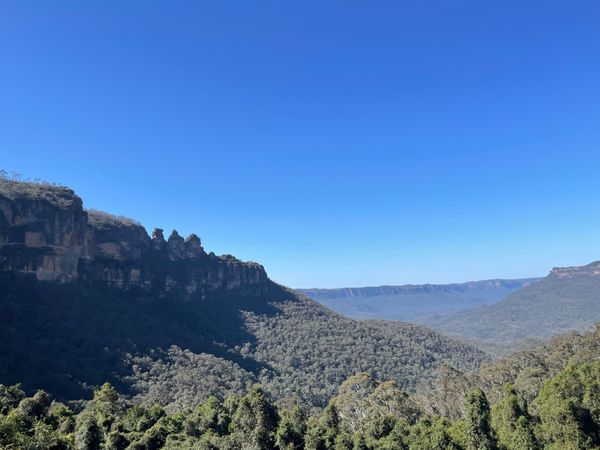 オーストラリア連邦・シドニー「シドニー🍖」の写真：念願のブルーマウンテンズ！風強すぎたけど...