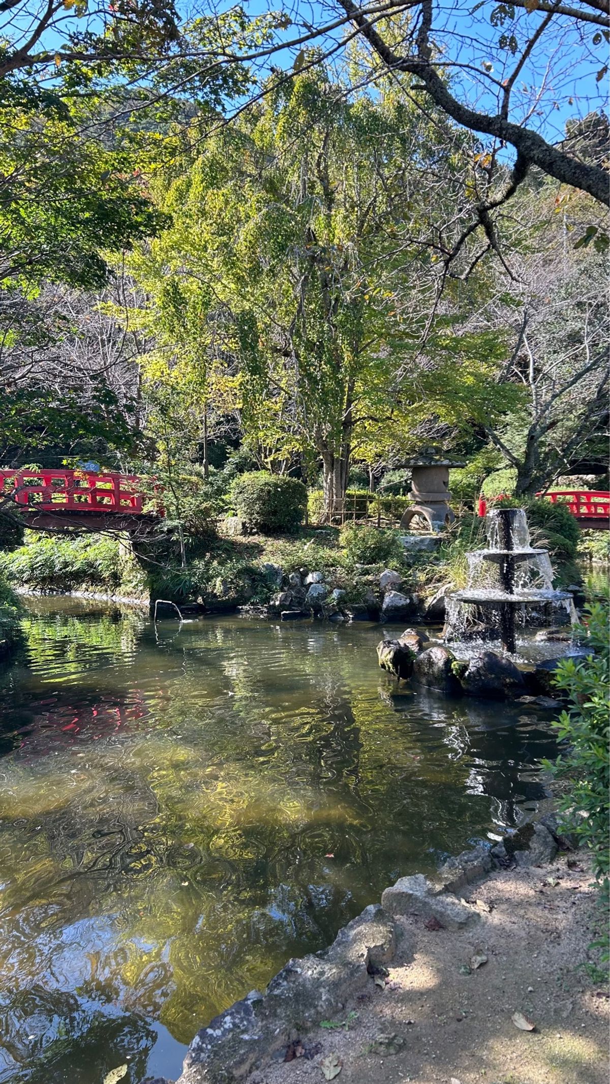 羽衣池でお参り⛩
たい焼き美味すぎた🤍