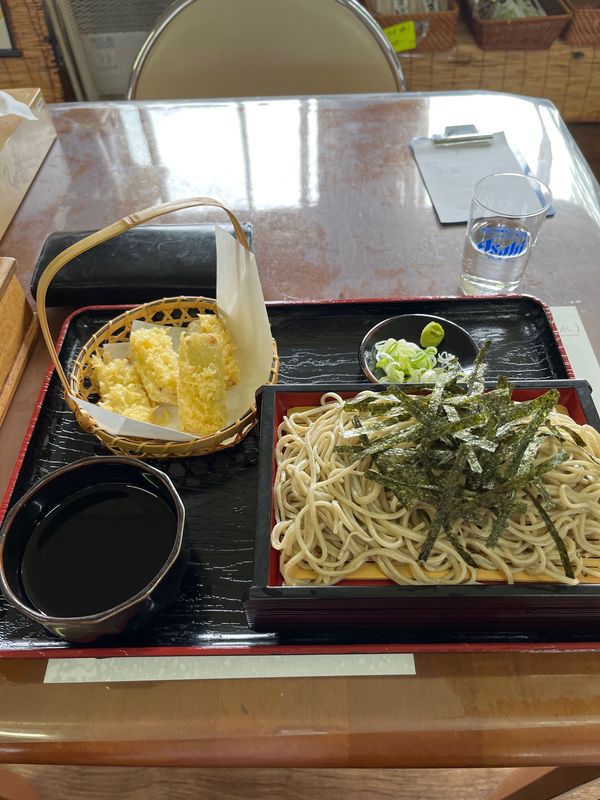 日本・北海道「ホッキカレーと幌加内新蕎麦」の写真