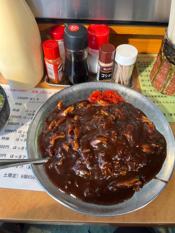 日本・北海道「ホッキカレーと幌加内新蕎麦」の写真