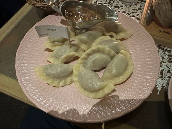 ポーランド・ワルシャワ「ポーランド旅行」の写真：12/28
ワルシャワでの初ポーランド料...