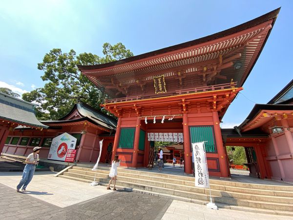日本・静岡県「富士宮ゆるキャン旅」の写真：浅間大社