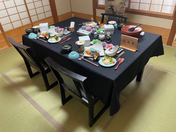 日本・長野県「2024年信州松本・安曇野家族旅行」の写真：朝ごはんも大変美味しゅうございました。