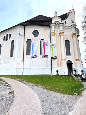 世界遺産のヴィース巡礼教会⛪️に行きました❣️
外観編です👍

ドイツ🇩🇪...