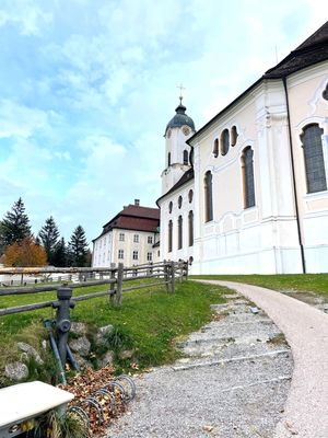 世界遺産のヴィース巡礼教会⛪️に行きました❣️
外観編です👍

ドイツ🇩🇪...