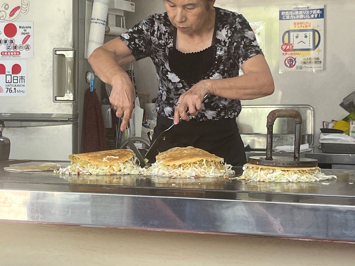 このみっていうお好み焼き屋さん、穴場です。
ホテルのお姉さんが教えてくれま...