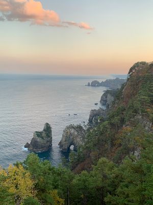 初わんこ蕎麦挑戦！
どこも紅葉が素晴らしく、北山田展望台の絶景も感動⤴︎