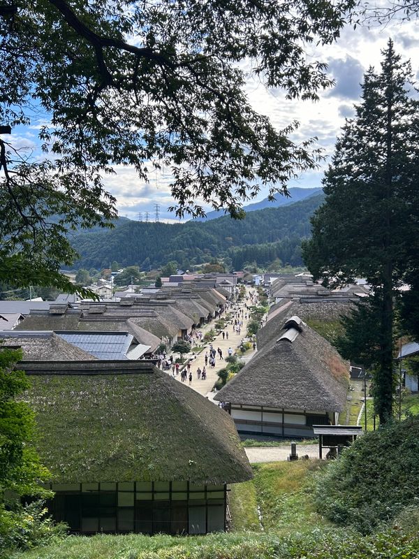 日本・福島県「北関東方面へドライブ」の写真：大内宿・那須岳まだ紅葉🍁には早かったです笑