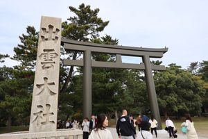 出雲大社で割子そばを食べました！