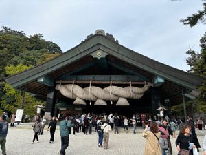 出雲大社で割子そばを食べました！