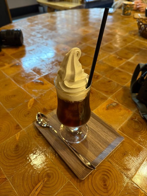 日本・箱根「急遽箱根で紅葉と温泉」の写真：仙石原茶屋

コーヒーゼリーが売り切れて...