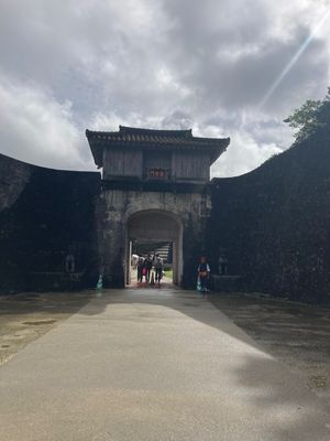 再建中の首里城