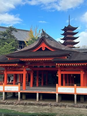 初日は宮島。まずは厳島神社です。