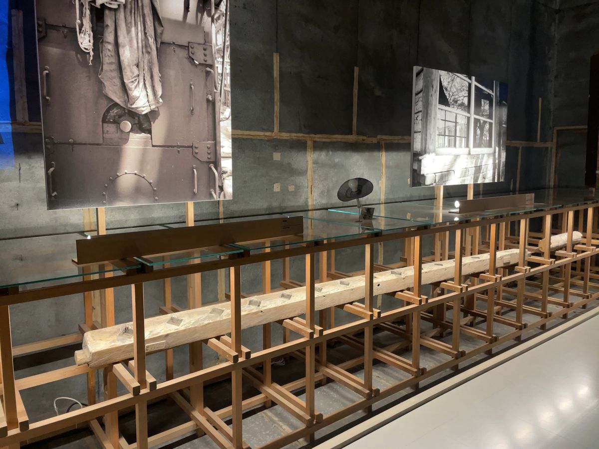 富岡製糸場の中には古い工事の設備も見学できます