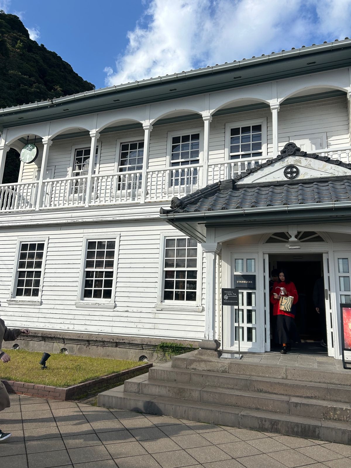 行きたかった。仙巌園のスタバ☕️