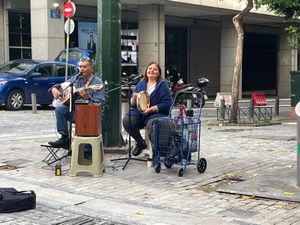 ギリシャの街さようなら、楽しい思い出をありがとう😊日本に帰ります✈️