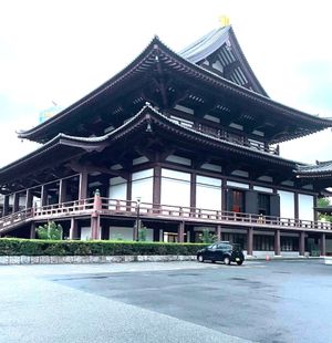 増上寺と東京タワー🗼を同時に見ました❣️