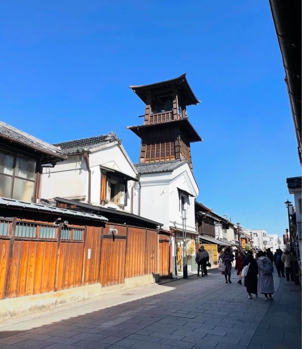 日本・埼玉県「小江戸川越を散策しました😊」の写真：小江戸川越で時の鐘を見て👀来ました😊