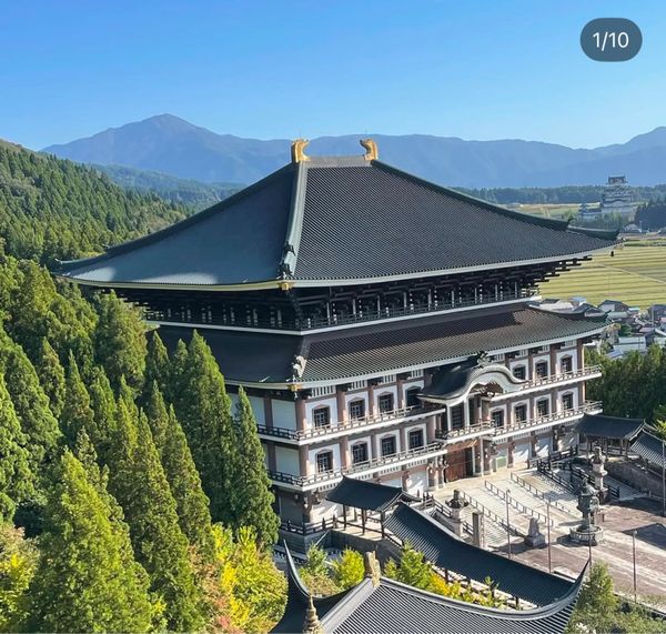 日本・福井県「車🚙で行く越前の旅」の写真：壮大で神秘的で圧倒的なスケールの大仏殿❣...