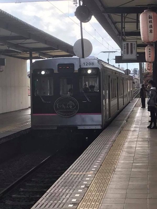 日本・福島県「福島県飯坂温泉の旅」の写真：飯坂温泉線の電車🚃