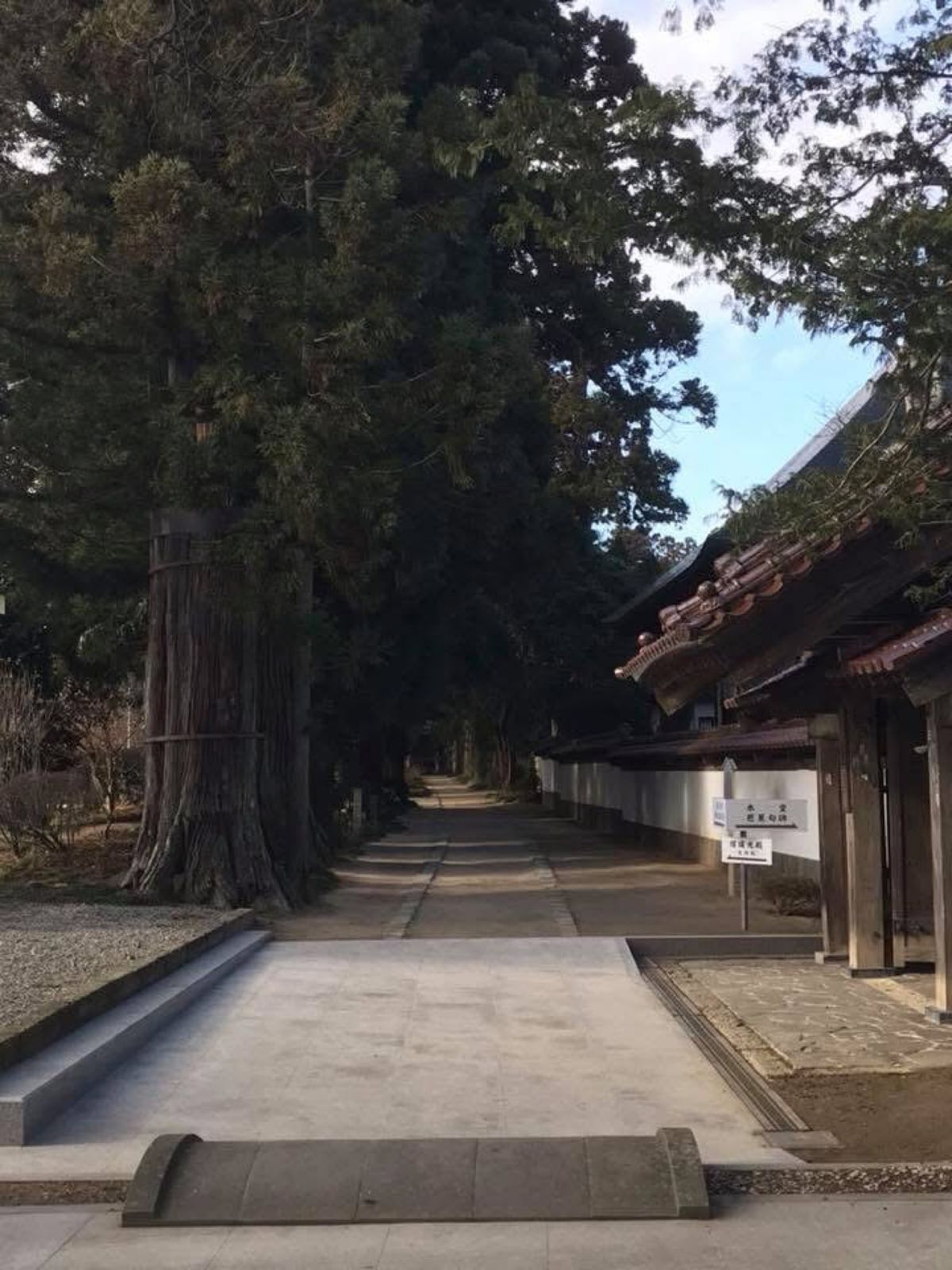 医王寺を管理しているおじいさんからりんご🍎をいただきました😊