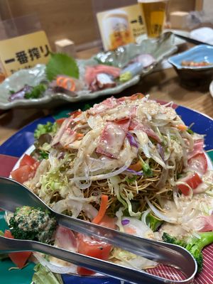 夕飯、居酒屋