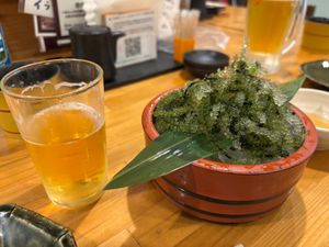 国際通りの居酒屋で海ぶどう食べまくり！
ブルーシールアイスも食べた！